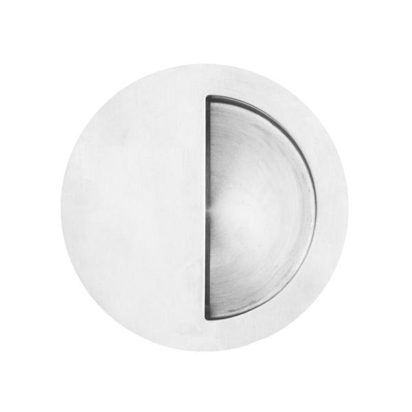 Round Flush Pull Semicircular Hole Ø90mm, Round Recessed Door Pulls
