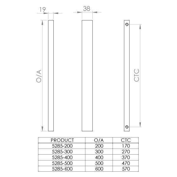 Neo Blade Pull 38 x 19mm