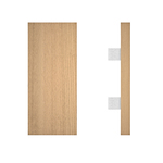 Rectangle timber pull handle 300x150