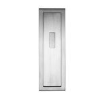 Rectangle flush pull 200x65 with turn snib