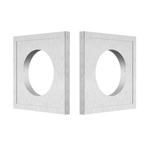 Square Deadbolt Back Plates