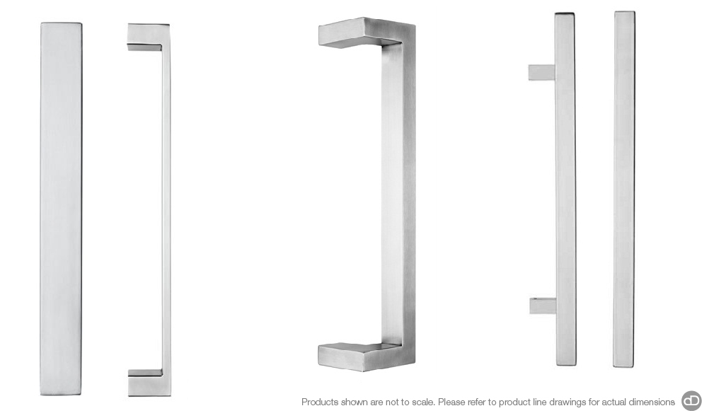 Designer Doorware special finish Satin Stainless Steel